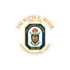 Kiss-Cut Vinyl Decal - Navy - USS Wayne E. Meyer (DDG-108) X 300