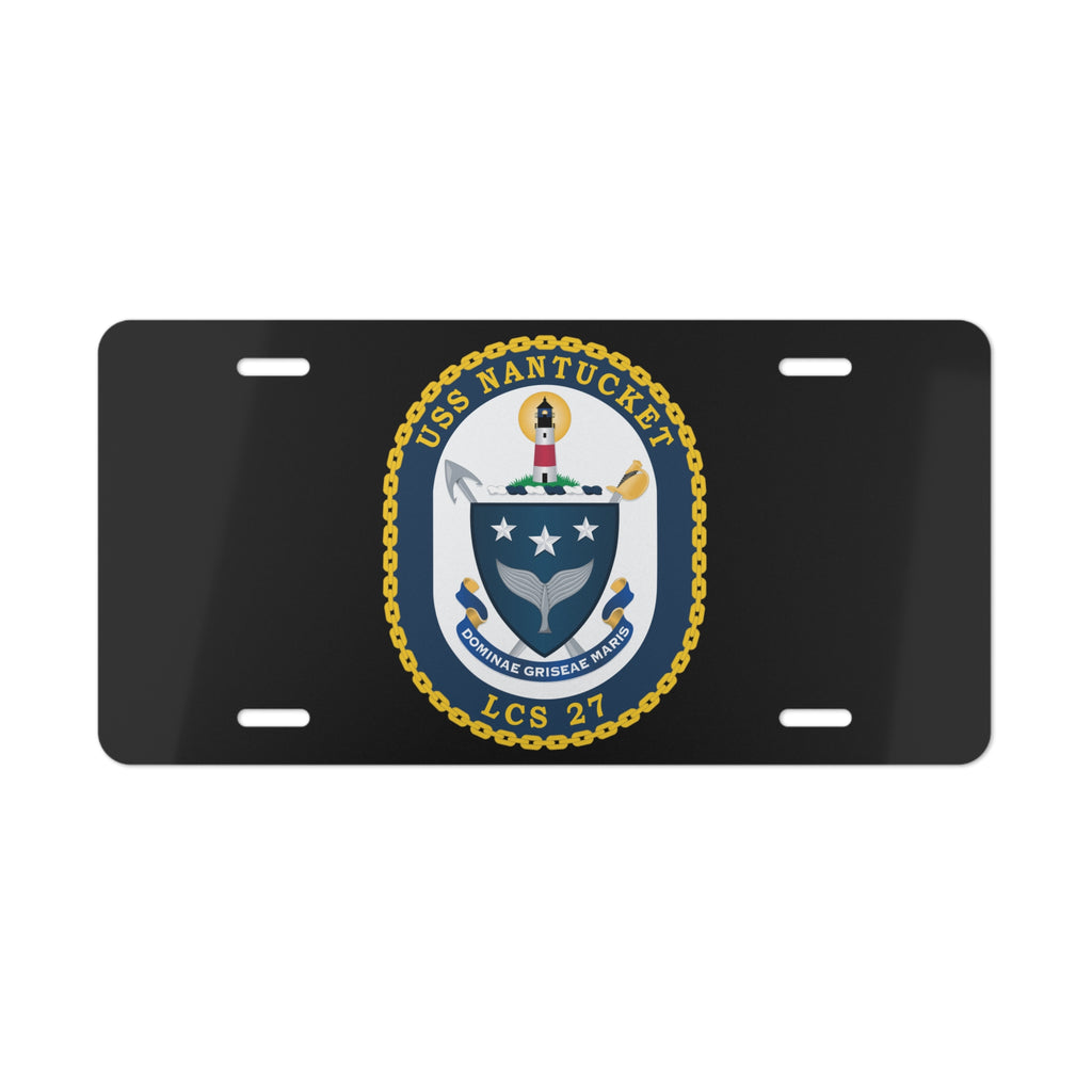 Vanity License Plate - Navy - USS Nantucket (LCS-27) wo txt