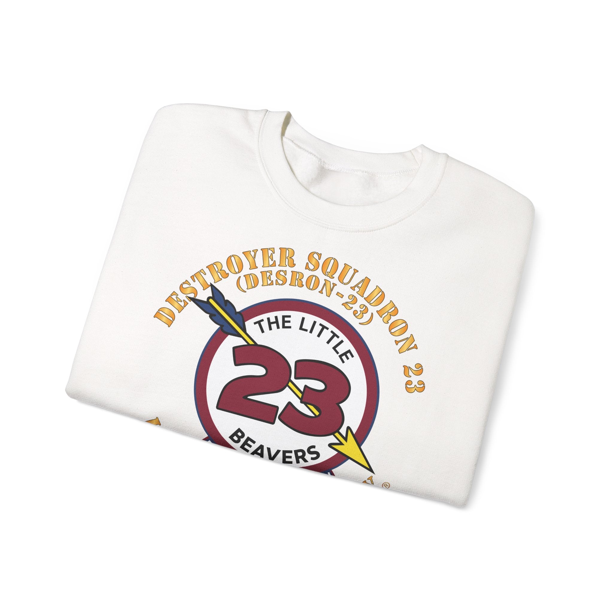 Unisex Heavy Blend™ Crewneck Sweatshirt - Navy - Destroyer Squadron 23 (DESRON-23)