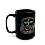 Black Mug (11oz, 15oz) - Navy - Rate - Aviation Machinists Mate Br with Scene - 3D - Enhanced
