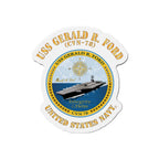 Die-Cut Magnet - Navy - USS Gerald R. Ford (CVN-78)