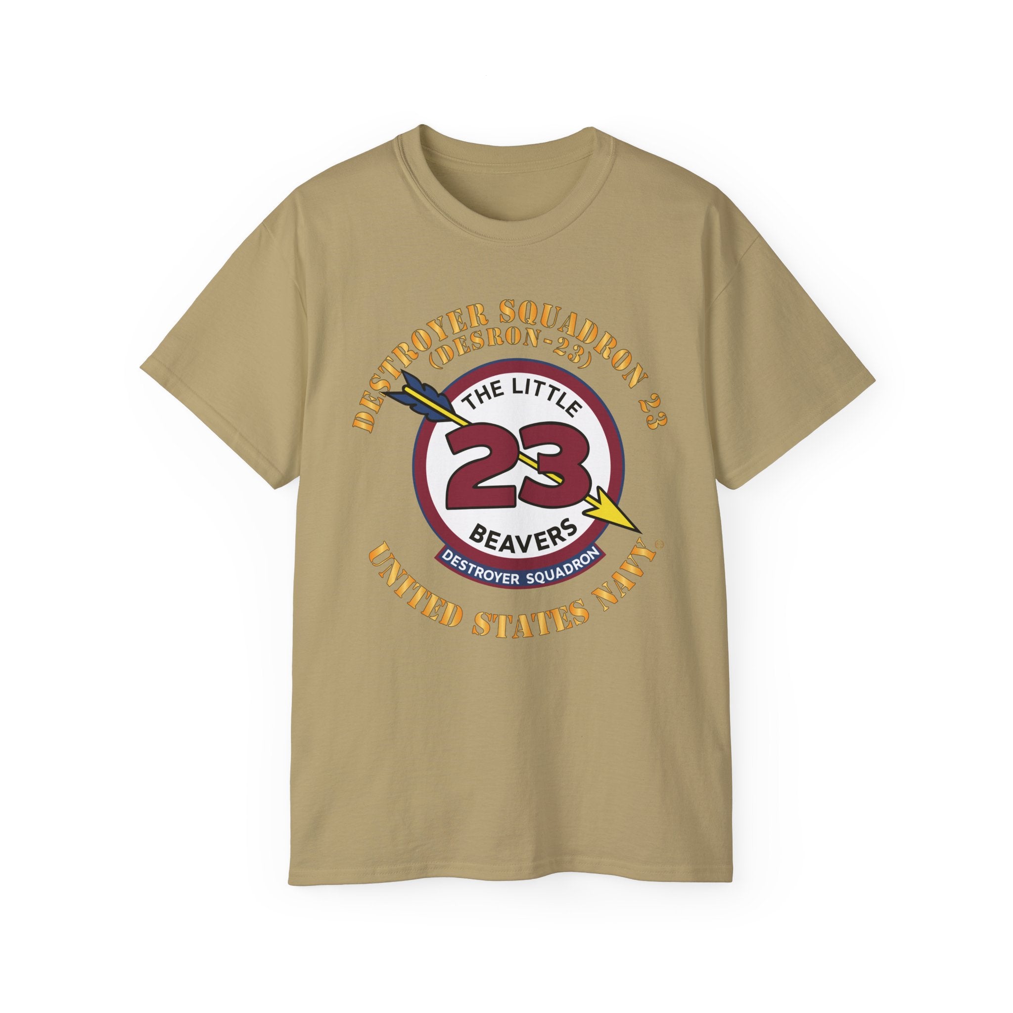 Unisex Ultra Cotton T-Shirt - Navy - Destroyer Squadron 23 (DESRON-23)