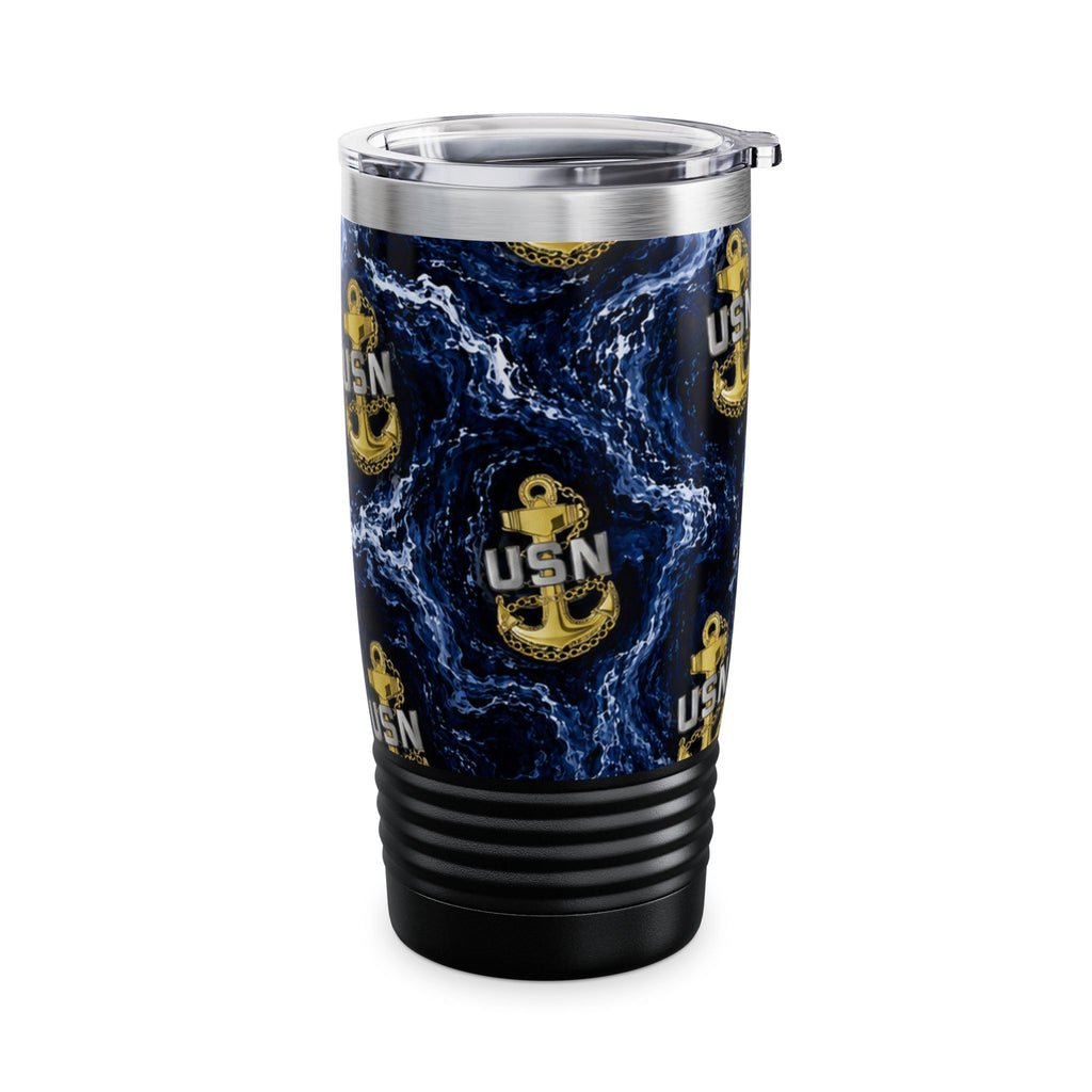 20oz Tumbler - USN Anchor