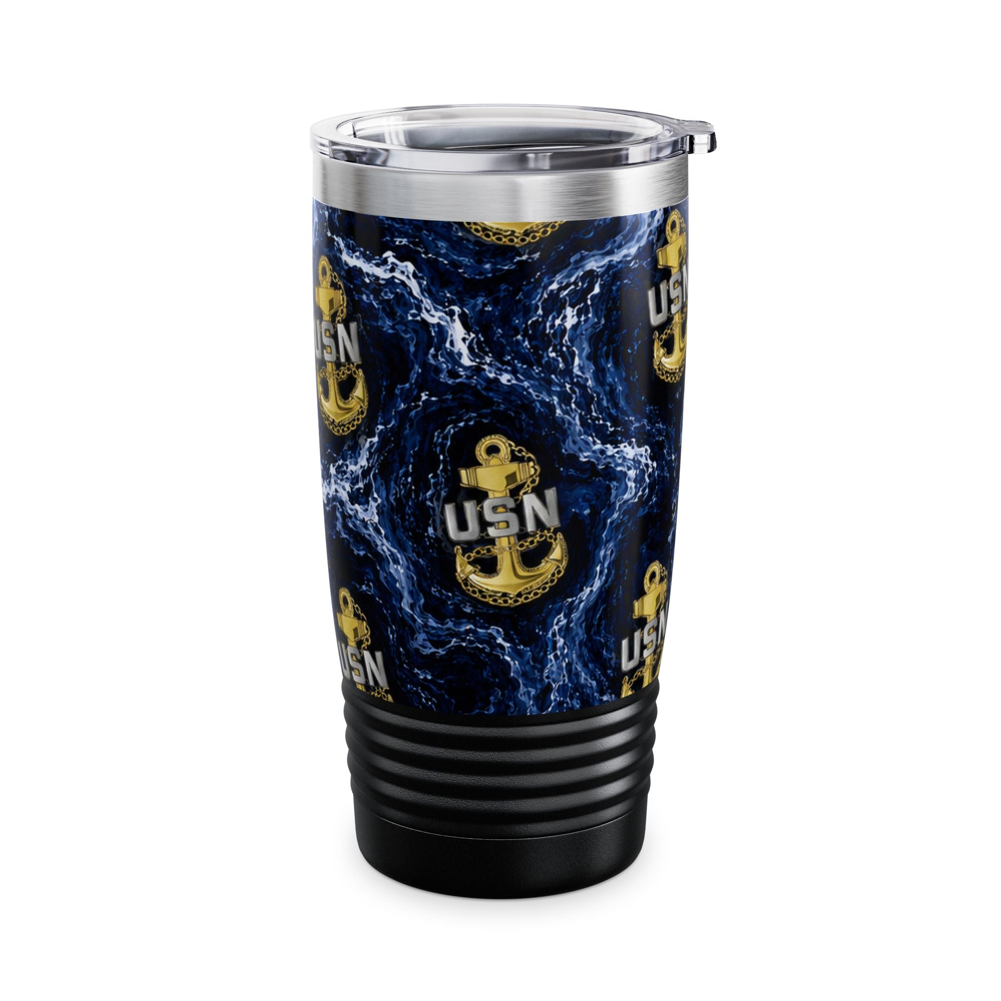 20oz Tumbler - USN Anchor