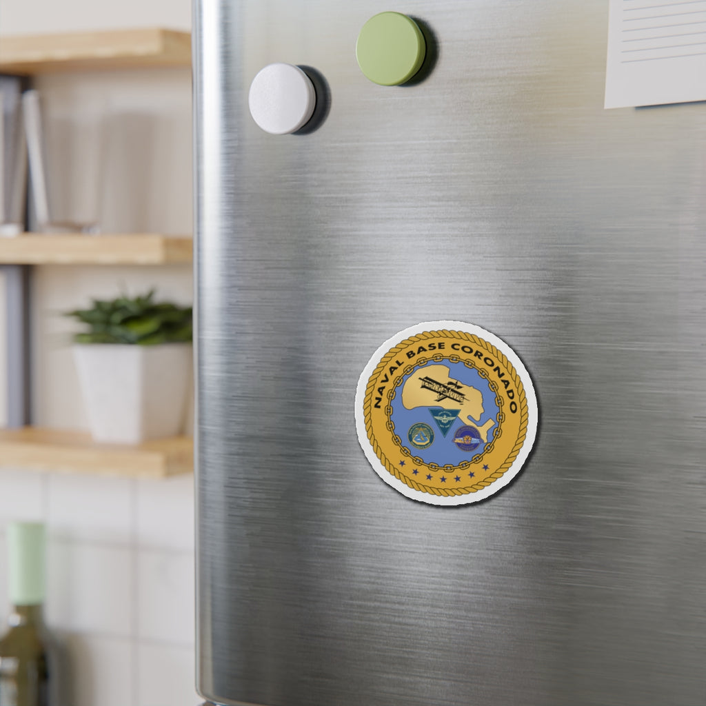 Die-Cut Magnet - Navy - Naval Base Coronado wo txt
