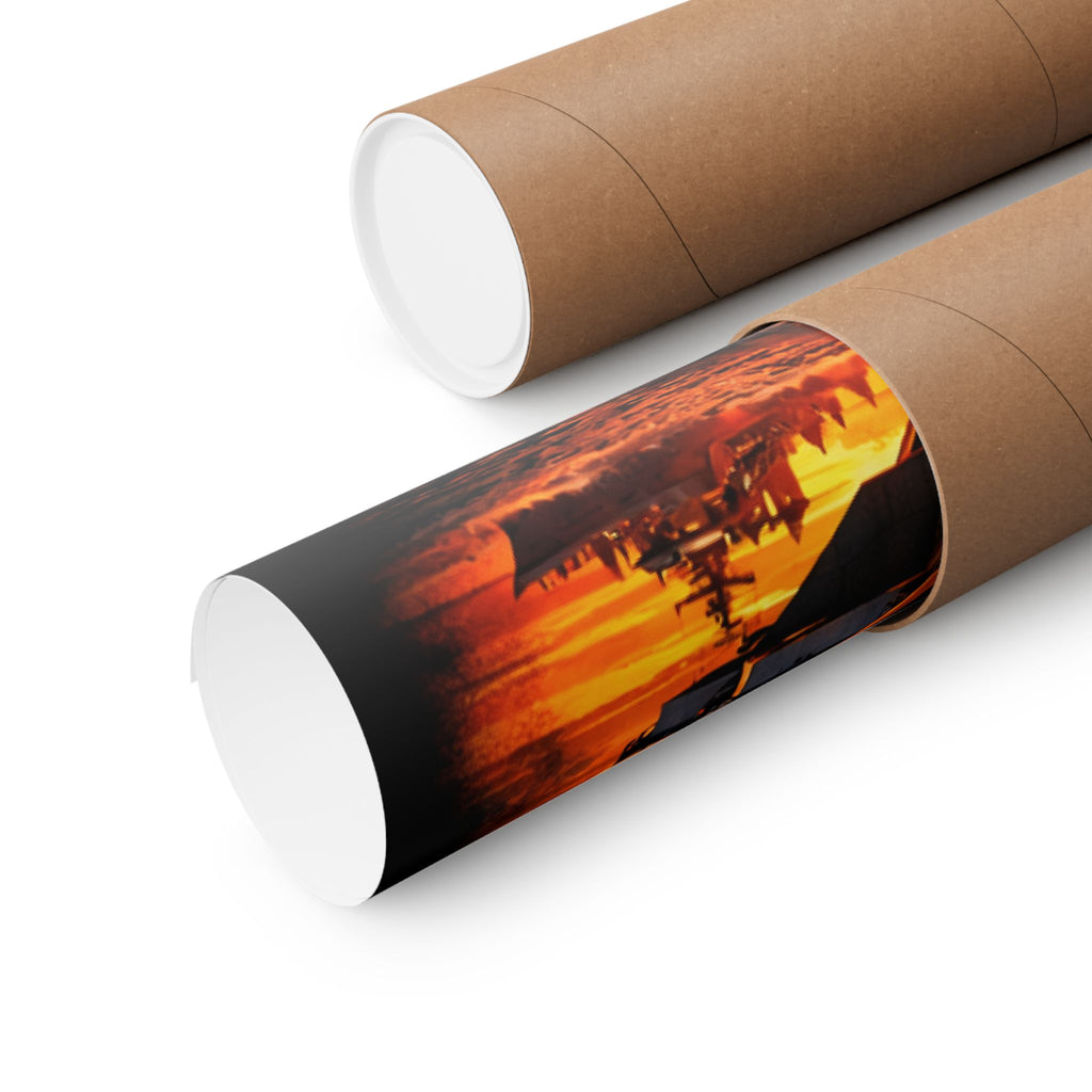 Operation Epic Fury Gerald R. Ford Carrier Strike Power Matte Poster