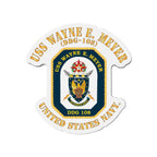 Die-Cut Magnet - Navy - USS Wayne E. Meyer (DDG-108) X 300