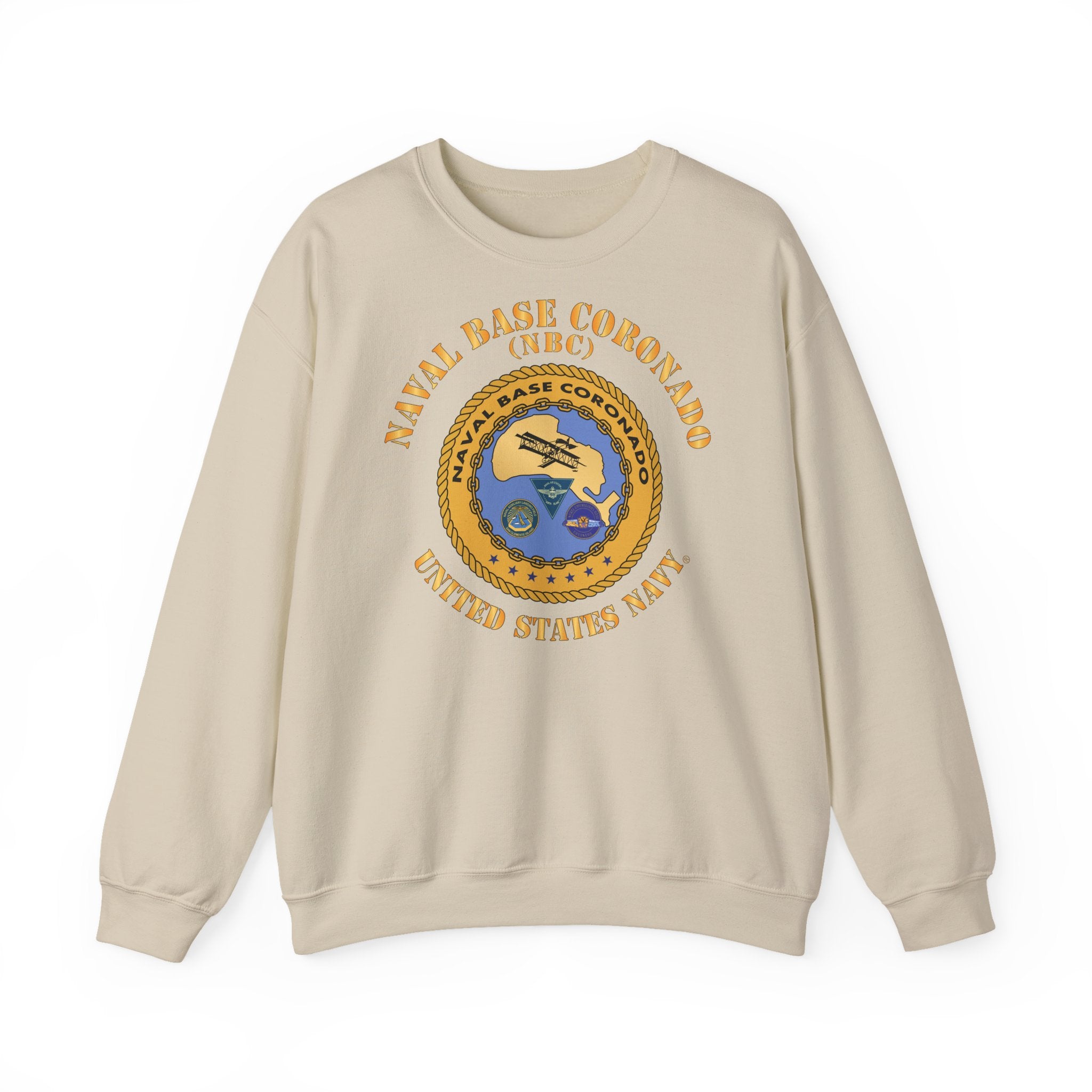 Unisex Heavy Blend™ Crewneck Sweatshirt - Navy - Naval Base Coronado(NBC)