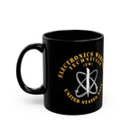 Black Mug (11oz, 15oz) - Navy - Rate - Electronic Warfare Technician (EW) - 3D - Enhanced