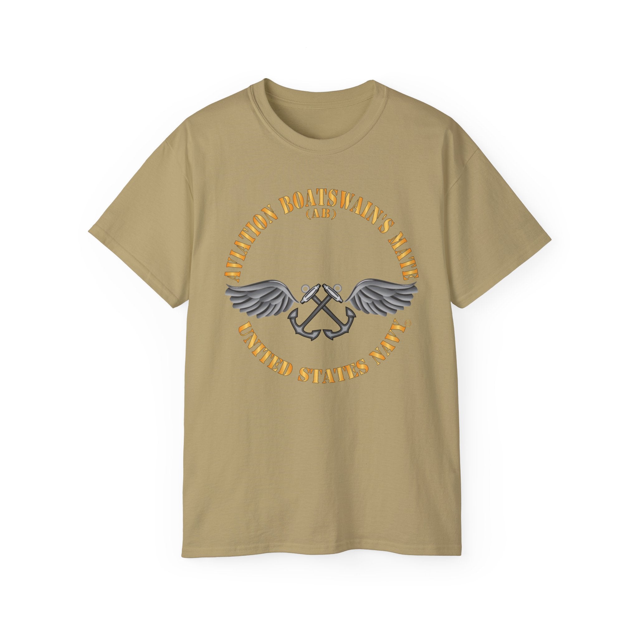 Unisex Ultra Cotton T-Shirt - Navy - Rate - Aviation Boatswain's Mate (AB) X 300