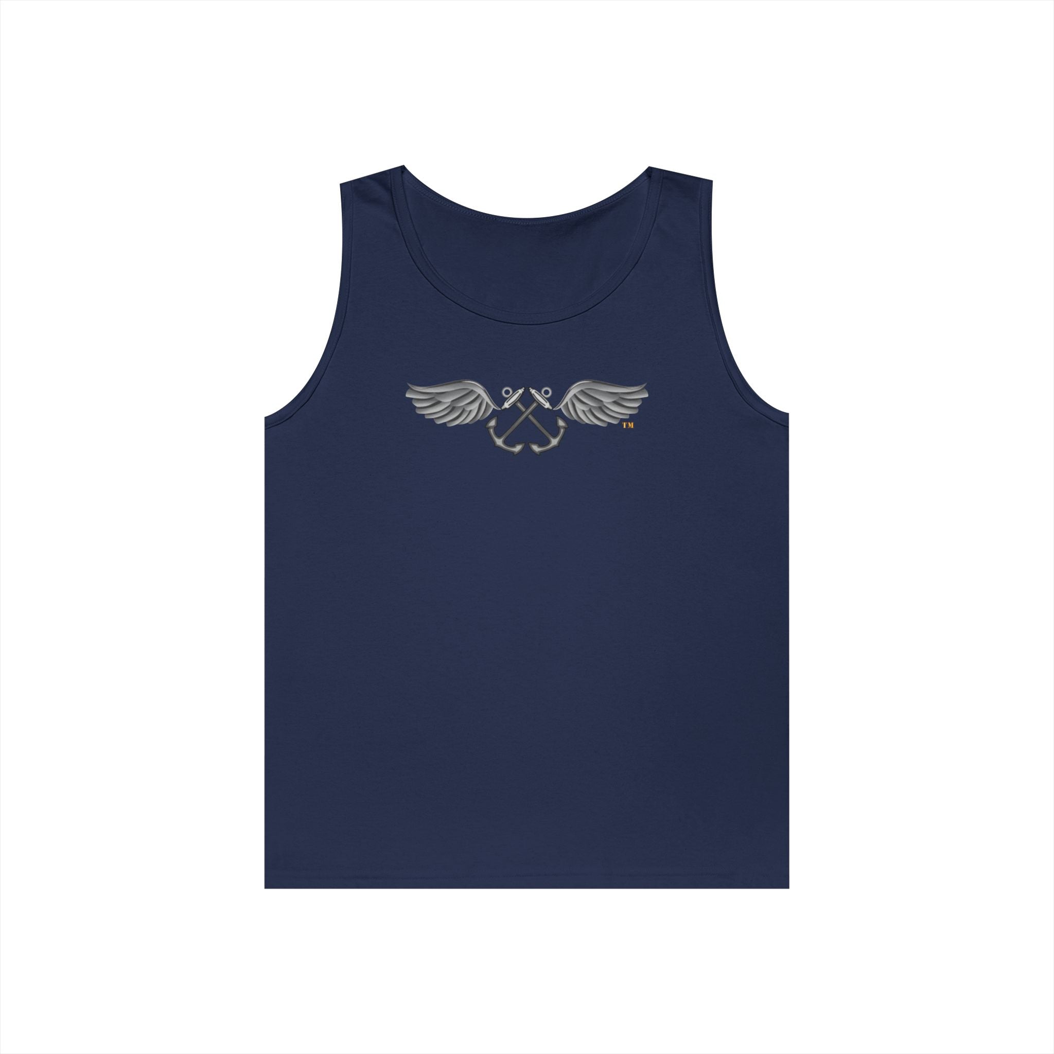 Unisex Heavy Cotton Tank Top - Navy - Rate - Aviation Boatswain's Mate (AB) wo txt X 300