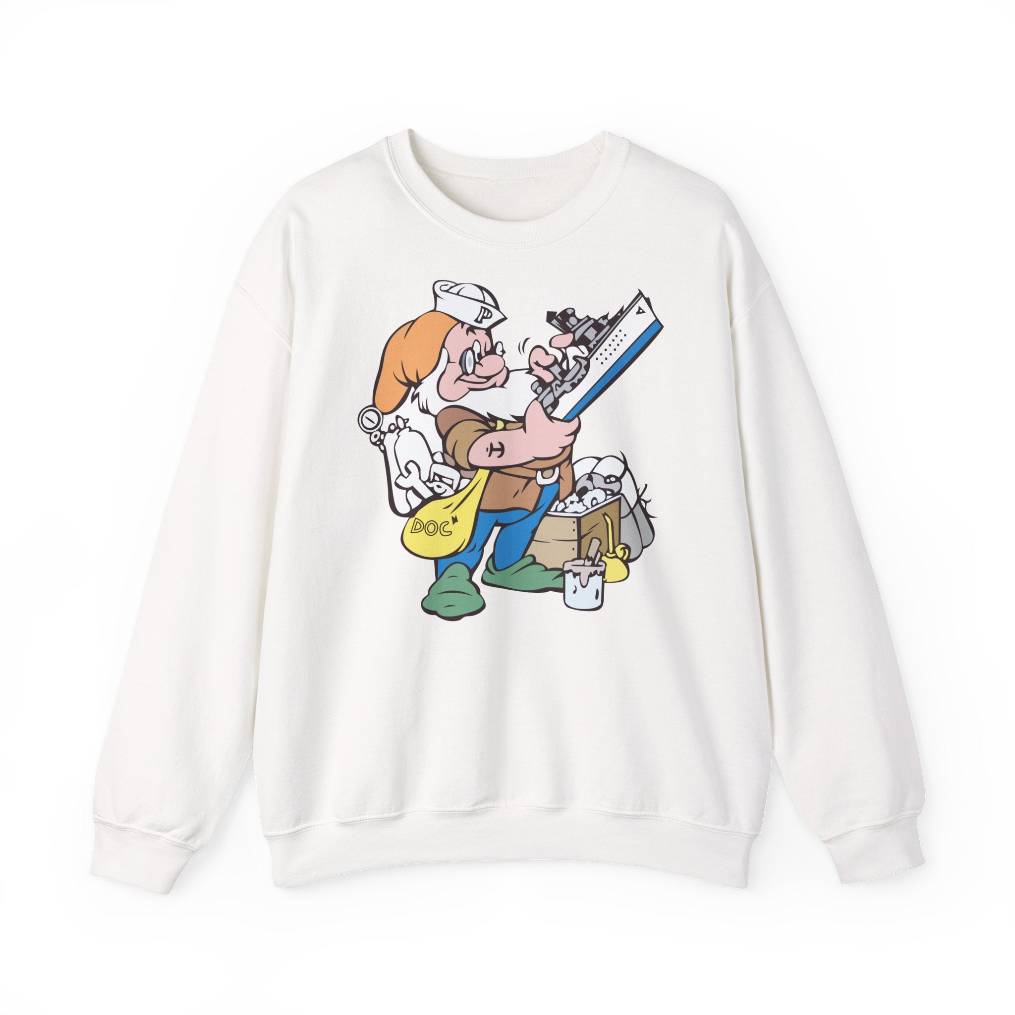 Unisex Heavy Blend™ Crewneck Sweatshirt - Navy - USS Piedmont (AD-17) wo txt