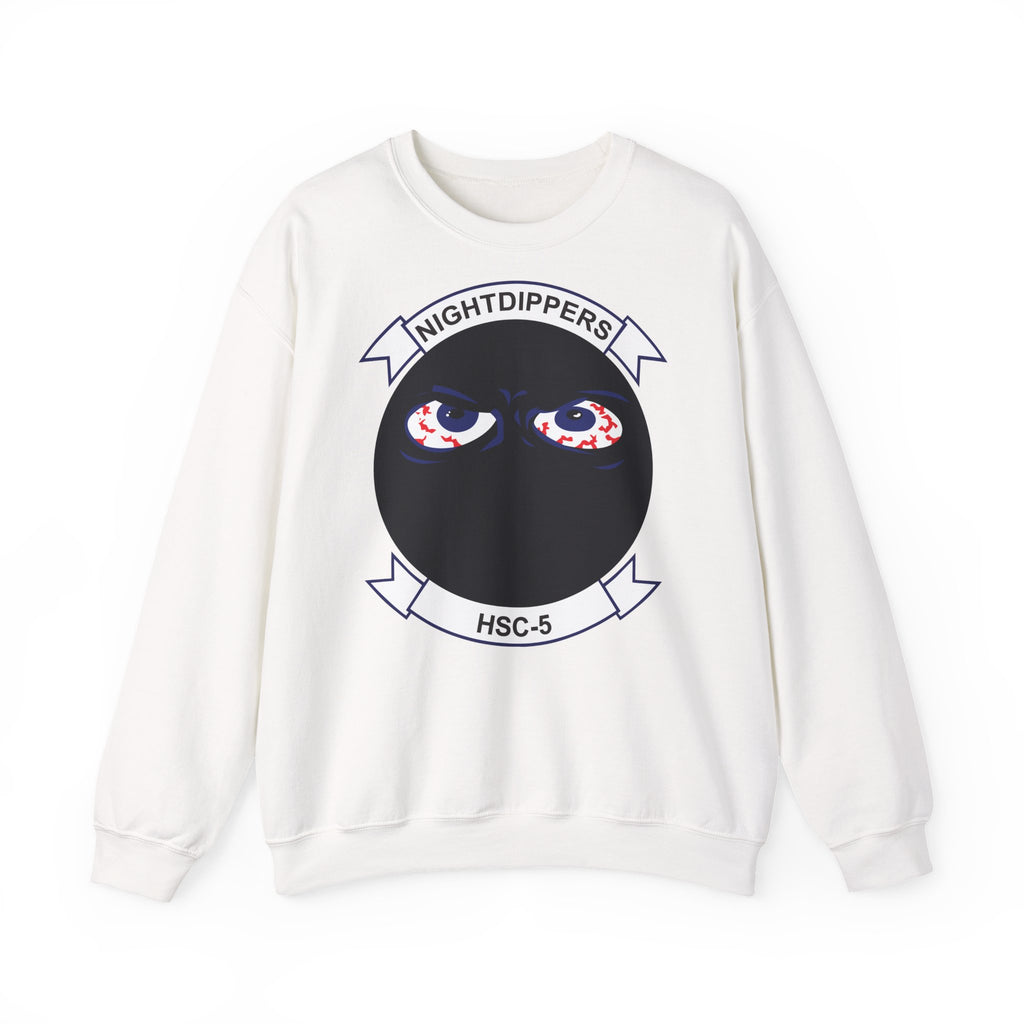 Unisex Heavy Blend™ Crewneck Sweatshirt - Navy - Helicopter Sea Combat Squadron 5 (HSC-5) wo txt