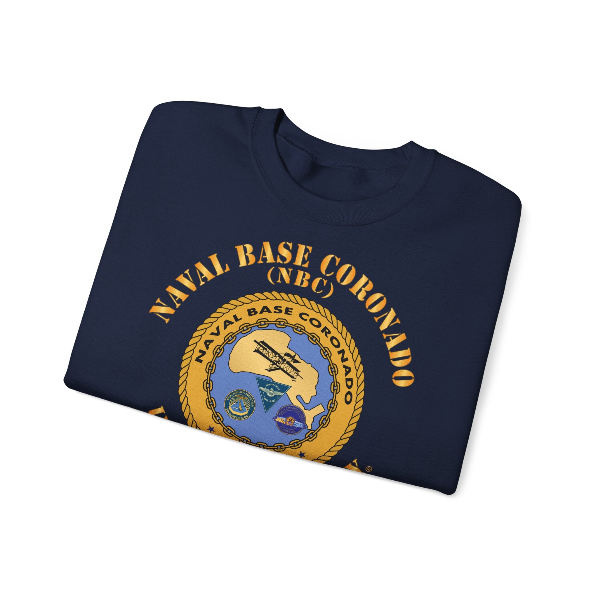 Unisex Heavy Blend™ Crewneck Sweatshirt - Navy - Naval Base Coronado(NBC)