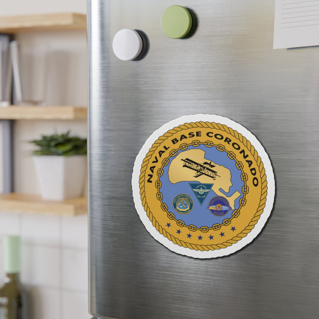 Die-Cut Magnet - Navy - Naval Base Coronado wo txt