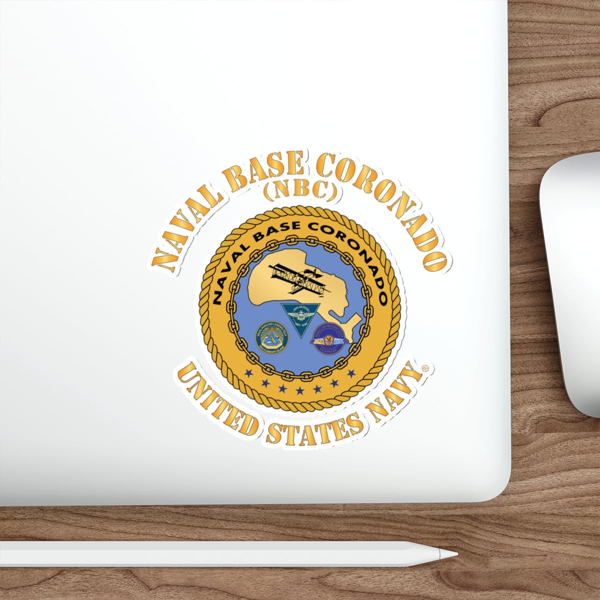 Die-Cut Vinyl Sticker - Navy - Naval Base Coronado(NBC)