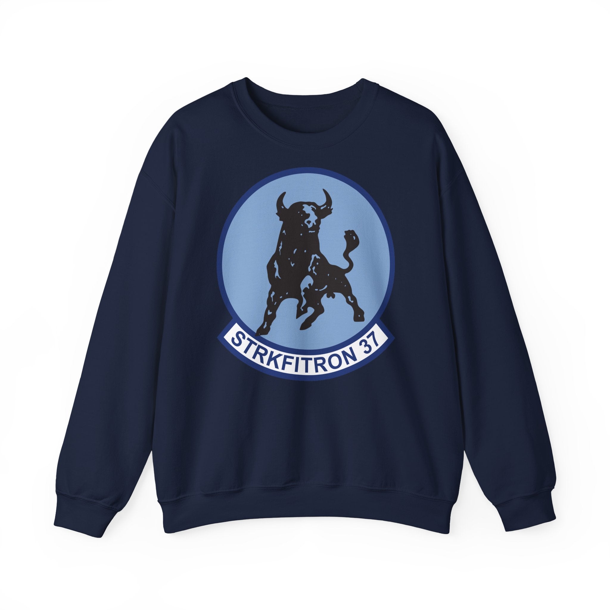 Unisex Heavy Blend™ Crewneck Sweatshirt - Navy - Strike Fighter Squadron 37 (VFA-37) wo txt