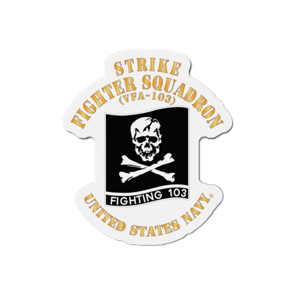 Die-Cut Magnet - Navy - Strike Fighter Squadron 103 (VFA-103)