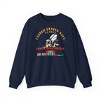 Unisex Heavy Blend™ Crewneck Sweatshirt - Navy - Seabee - Desert Storm Veteran