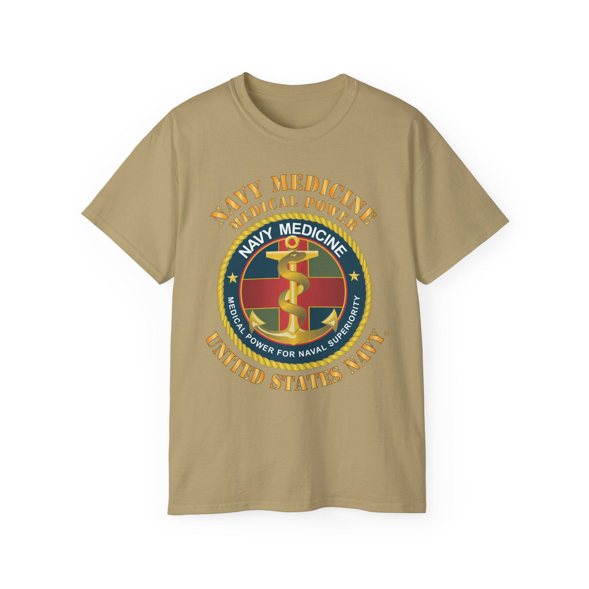 Unisex Ultra Cotton T-Shirt - Navy Medicine - Medical Power for Naval Superiority X 300