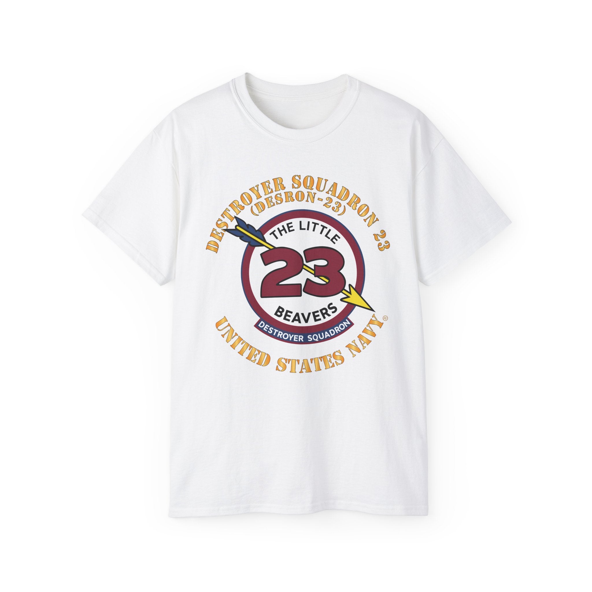 Unisex Ultra Cotton T-Shirt - Navy - Destroyer Squadron 23 (DESRON-23)