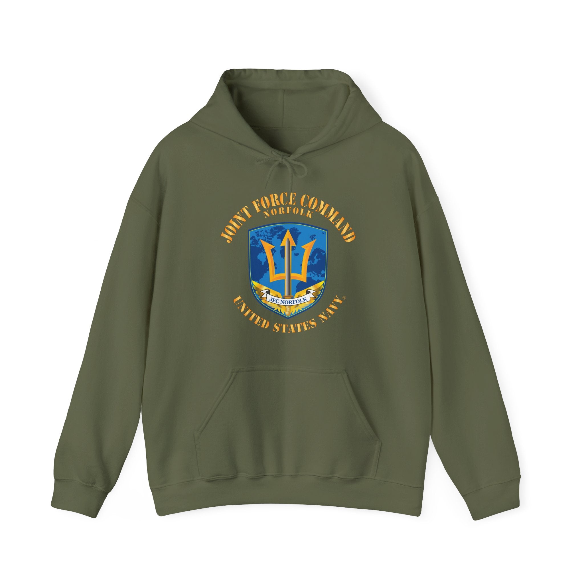 Unisex Heavy Blend™ Hoodies - Navy - Joint Force Command - Norfolk