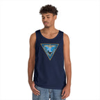 Unisex Heavy Cotton Tank Top - Navy - Commander, Naval Air Force Atlantic - COMNAVAIRLANT wo Txt