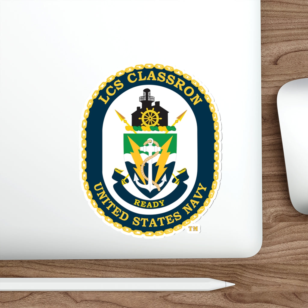 Die-Cut Vinyl Sticker - Navy - LCS Classron (Littoral Combat Ship) wo txt