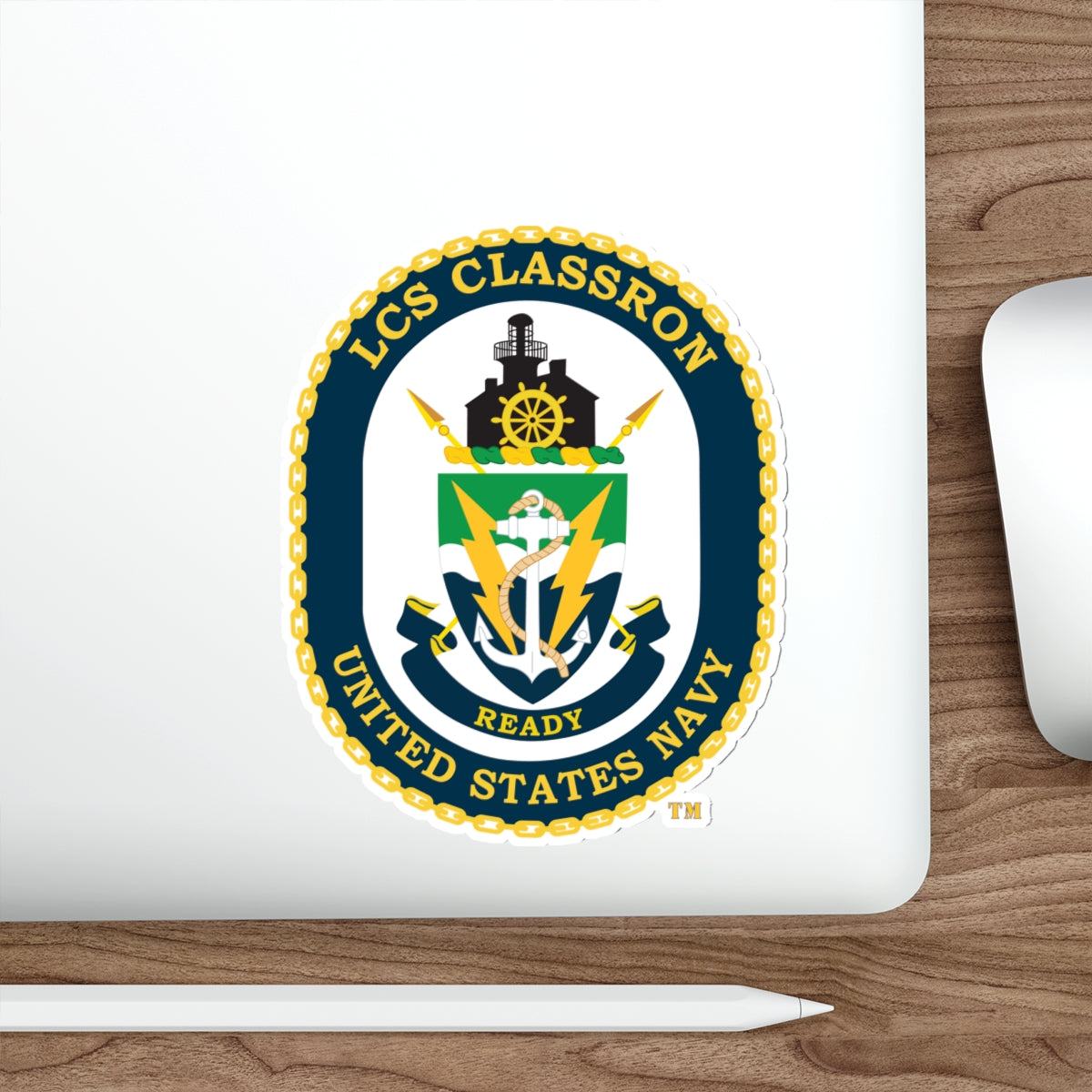 Die-Cut Vinyl Sticker - Navy - LCS Classron (Littoral Combat Ship) wo txt