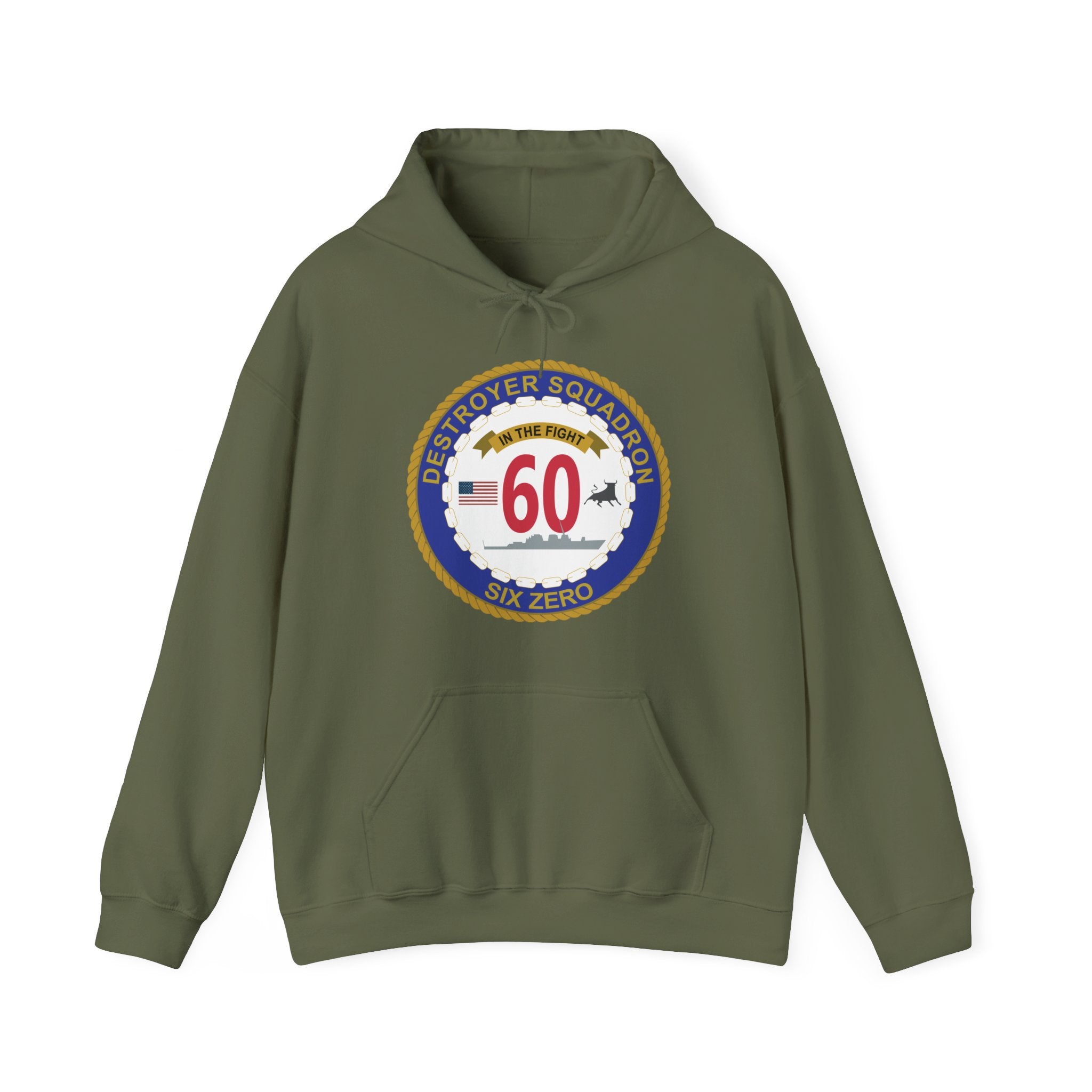 Unisex Heavy Blend™ Hoodies - Navy - Destroyer Squadron 60 wo txt