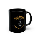 Black Mug (11oz, 15oz) - Navy - Rate - Cyber Warfare Technician (CWT)