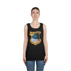 Unisex Heavy Cotton Tank Top - Navy - Naval Air Terminal Norfolk wo Txt