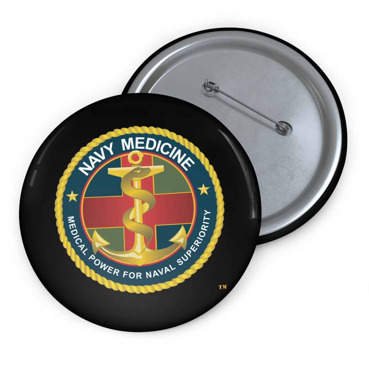 Pin Button - Navy Medicine - Medical Power for Naval Superiority wo Txt X 300