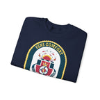 Unisex Heavy Blend™ Crewneck Sweatshirt - Navy - USNS Comfort (T-AH 20) wo txt