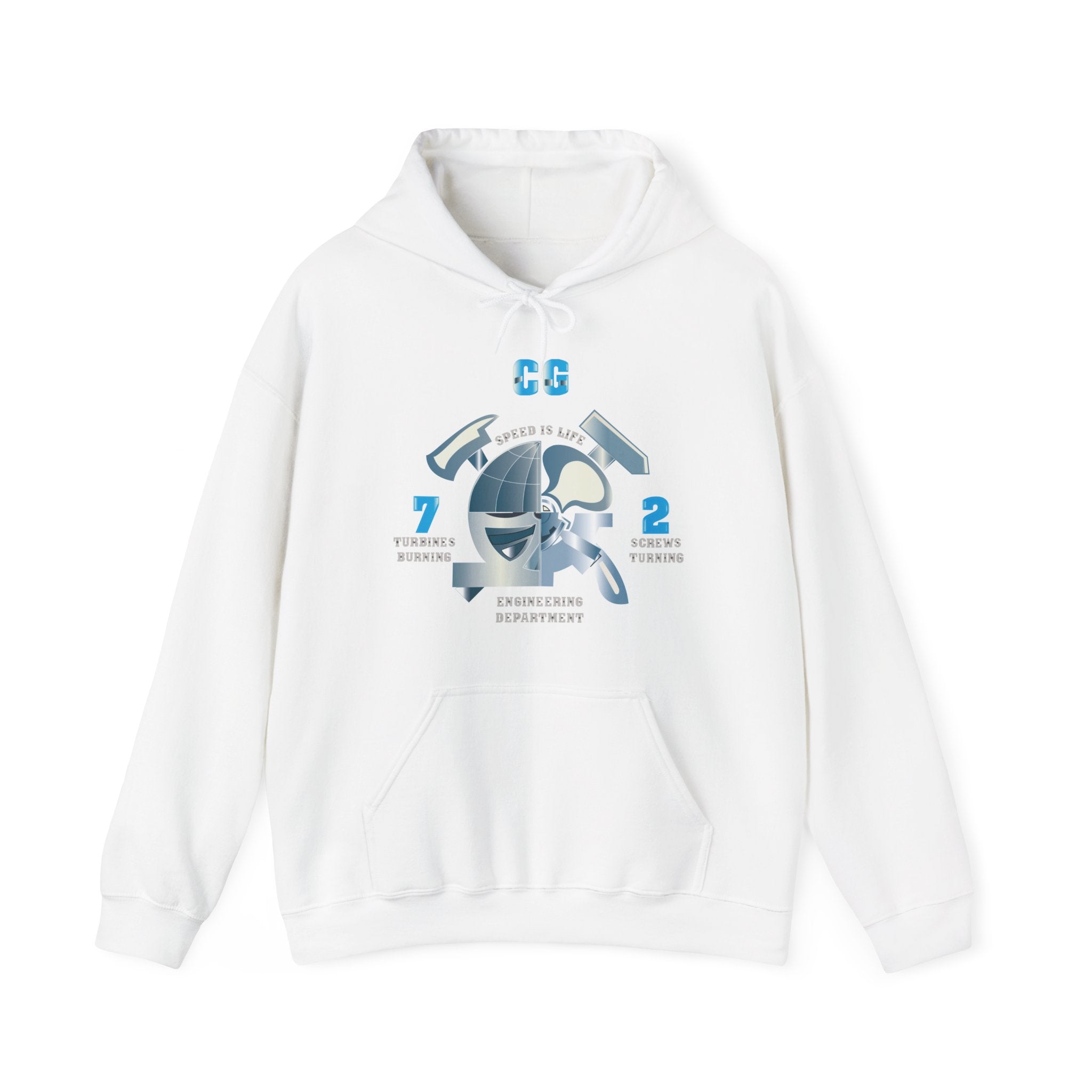 Unisex Heavy Blend™ Hoodies - Navy - CG 72 - Engineering Department