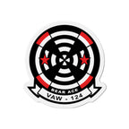 Die-Cut Magnet - Navy - Airborne Command & Control Squadron 124 (VAW-124) wo txt