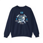 Unisex Heavy Blend™ Crewneck Sweatshirt - Navy - CG 72 - Engineering Department