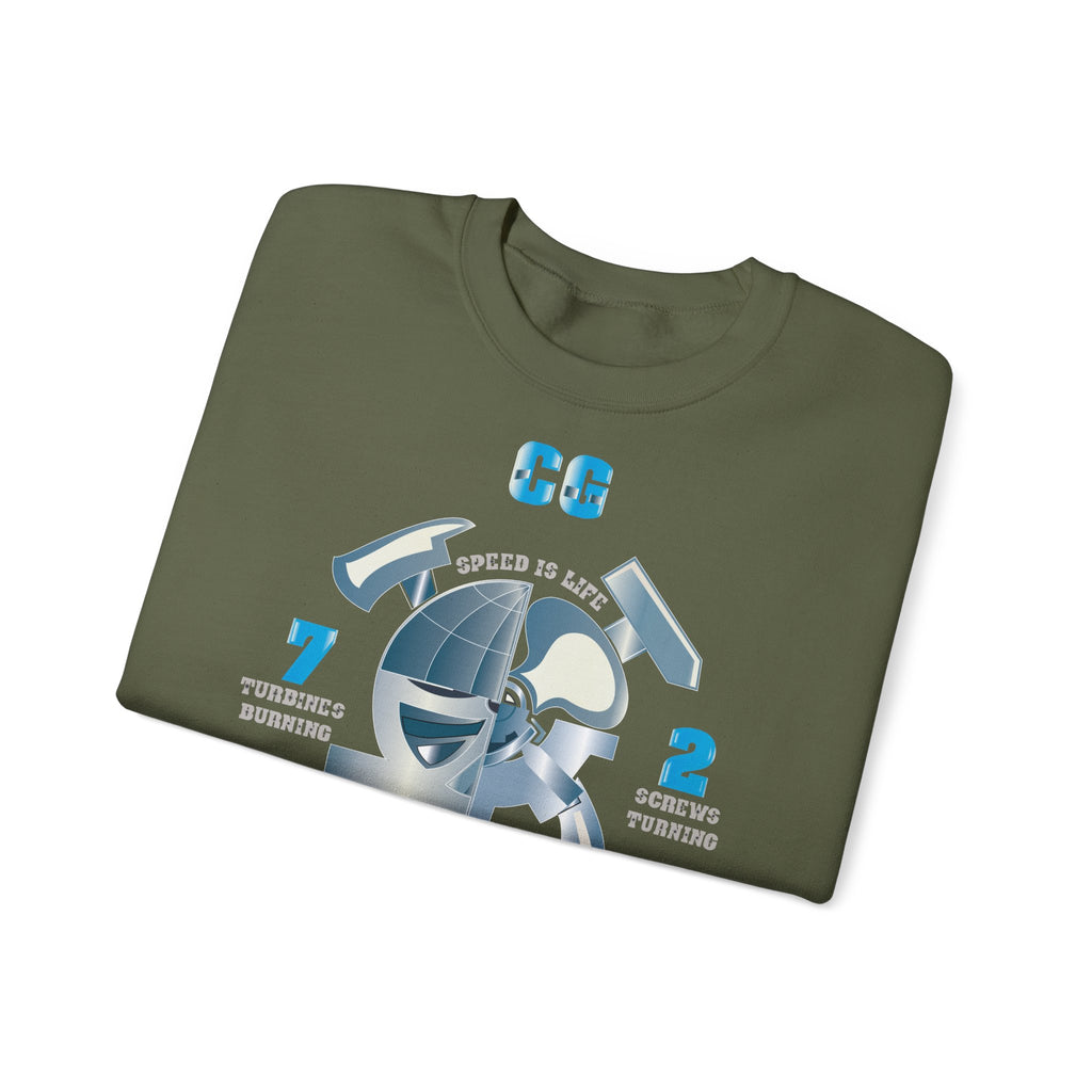 Unisex Heavy Blend™ Crewneck Sweatshirt - Navy - CG 72 - Engineering Department