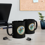 Black Mug (11oz, 15oz) - Navy - Beachmaster Unit Two (BMU-2) wo txt X 300