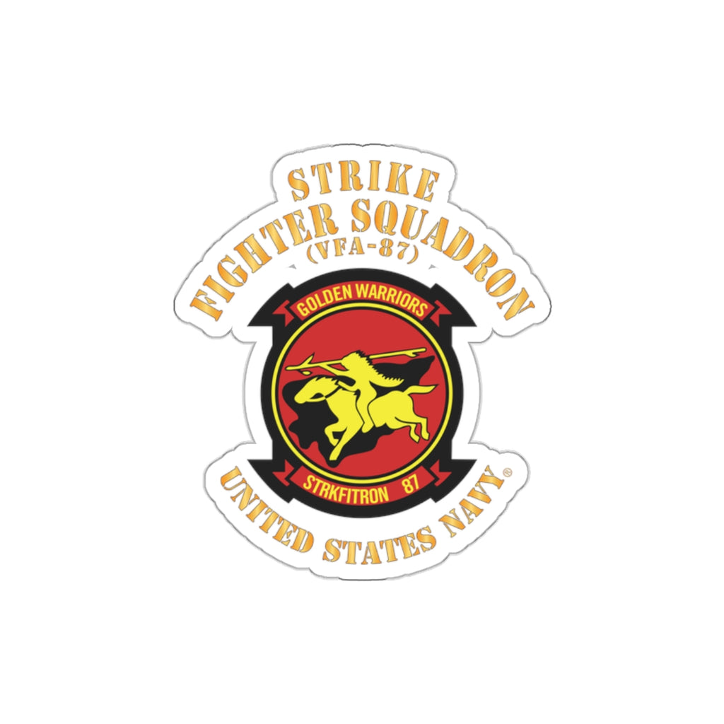 Die-Cut Vinyl Sticker - Navy - Strike Fighter Squadron 87 (VFA-87)