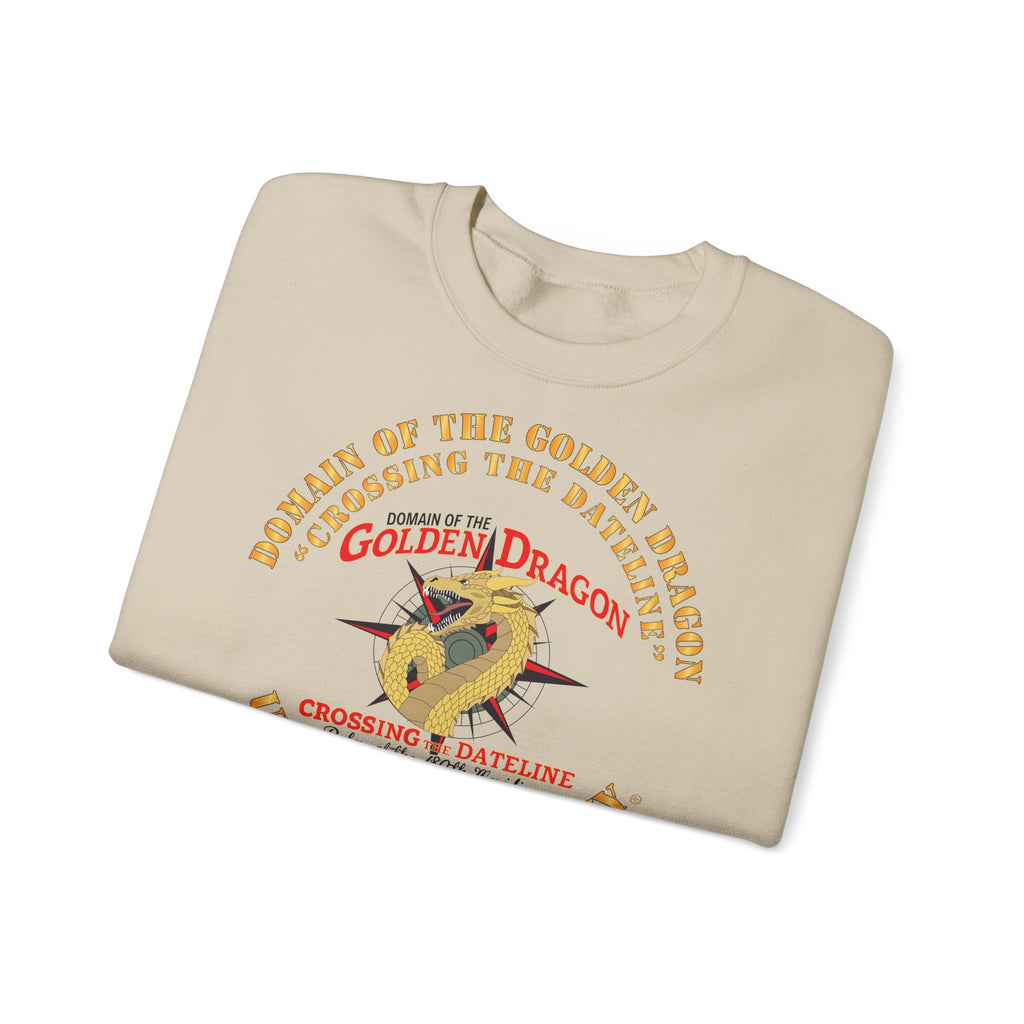 Unisex Heavy Blend™ Crewneck Sweatshirt - Navy - Domain of the Golden Dragon