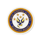 Die-Cut Magnet - Navy - Naval Support Activity - Hampton Roads