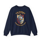 Unisex Heavy Blend™ Crewneck Sweatshirt - Navy - USS Florida (SSGN-728)