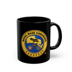 Black Mug (11oz, 15oz) - Navy - Naval Base Coronado - Crest - 3D - Enhanced