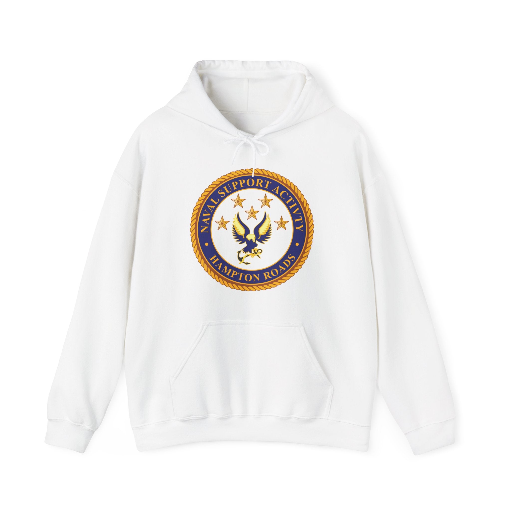 Unisex Heavy Blend™ Hoodies - Navy - Naval Support Activity - Hampton Roads