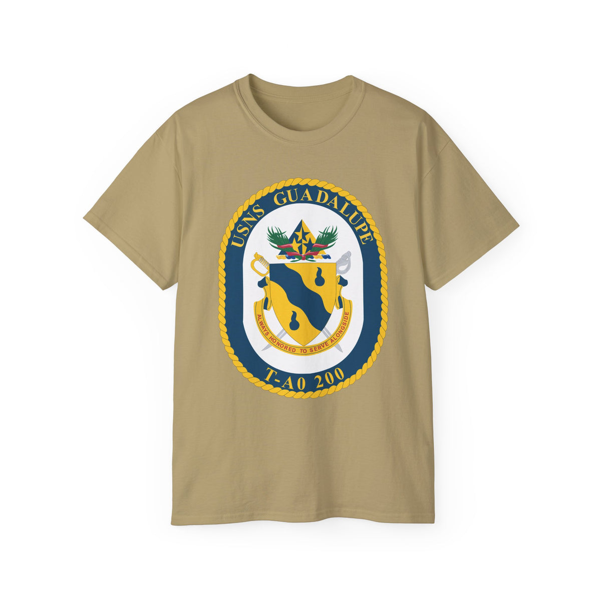 Unisex Ultra Cotton T-Shirt - Navy - USNS Guadalupe (T-AO 200) wo txt X 300