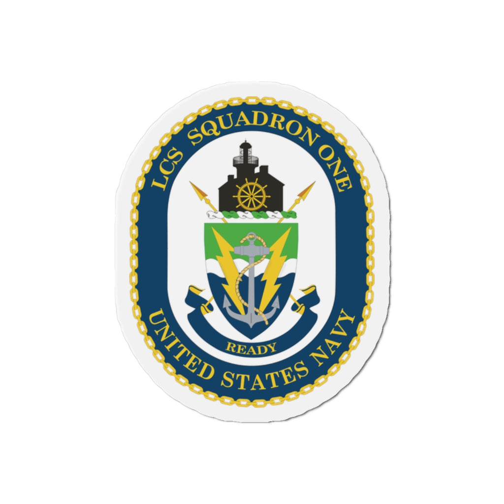 Die-Cut Magnet - Navy - LCS Squadron One (LCSRON 1) wo txt