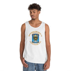 Unisex Heavy Cotton Tank Top - Navy - Destroyer Squadron 28 (DESRON-28)