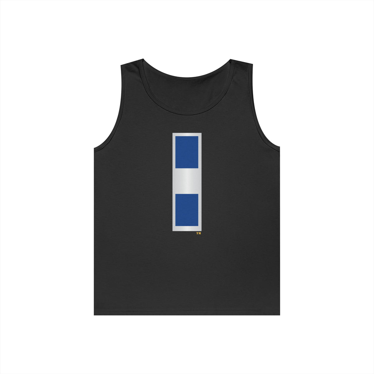 Unisex Heavy Cotton Tank Top - Navy - Chief Warrant Officer 3 - CW03 wo txt