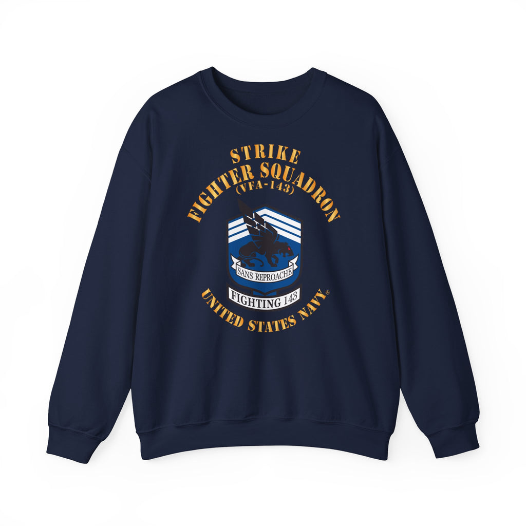 Unisex Heavy Blend™ Crewneck Sweatshirt - Navy - Strike Fighter Squadron 143 (VFA-143)